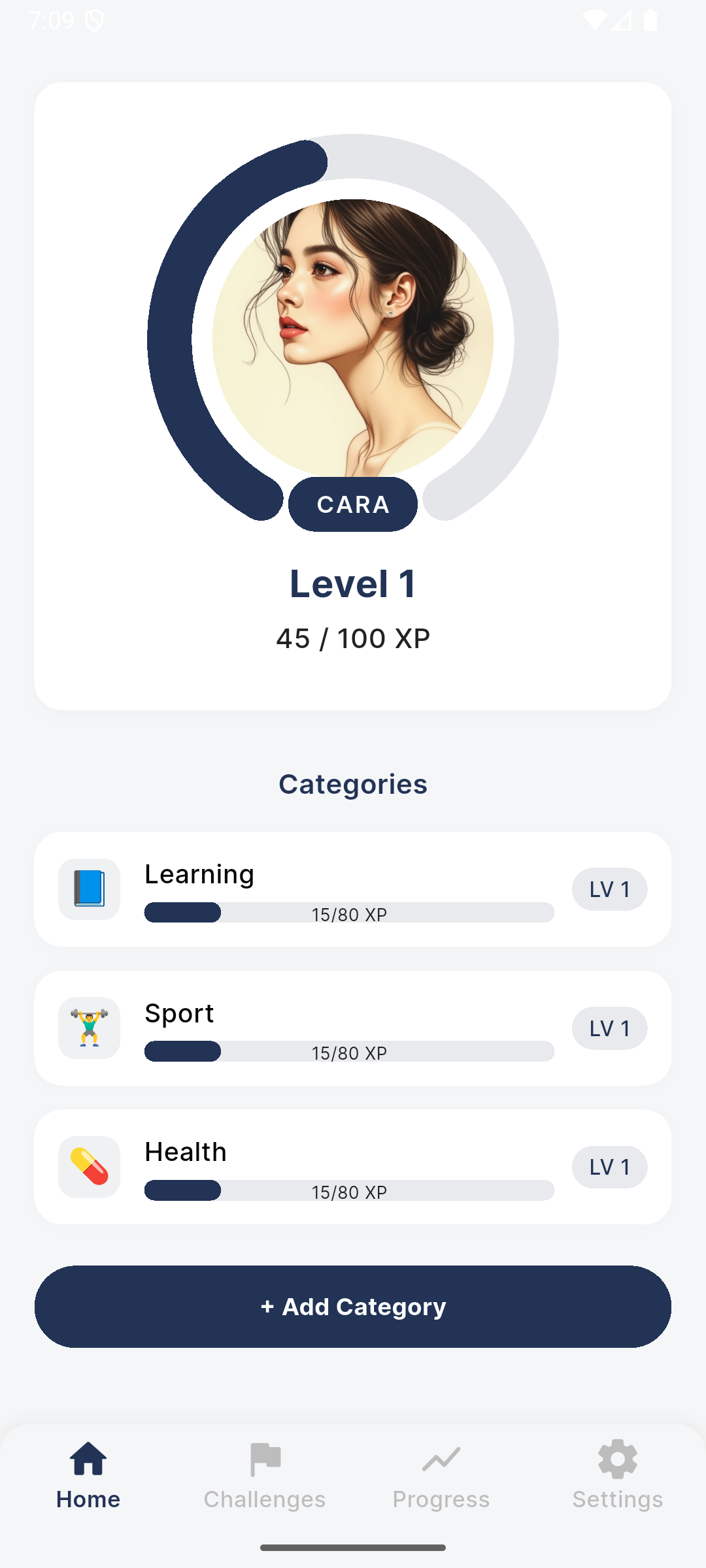 LevelLife app screenshot